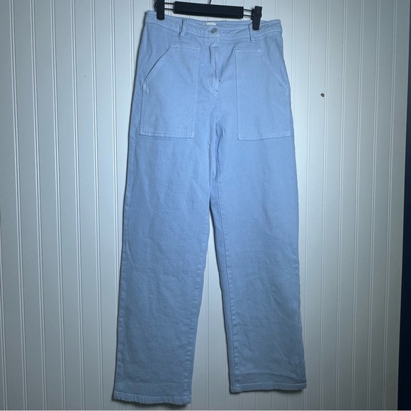 Aritzia Wilfred Free Modern Utility Pant Faded Sky Blue Size 6 - Picture 7 of 15